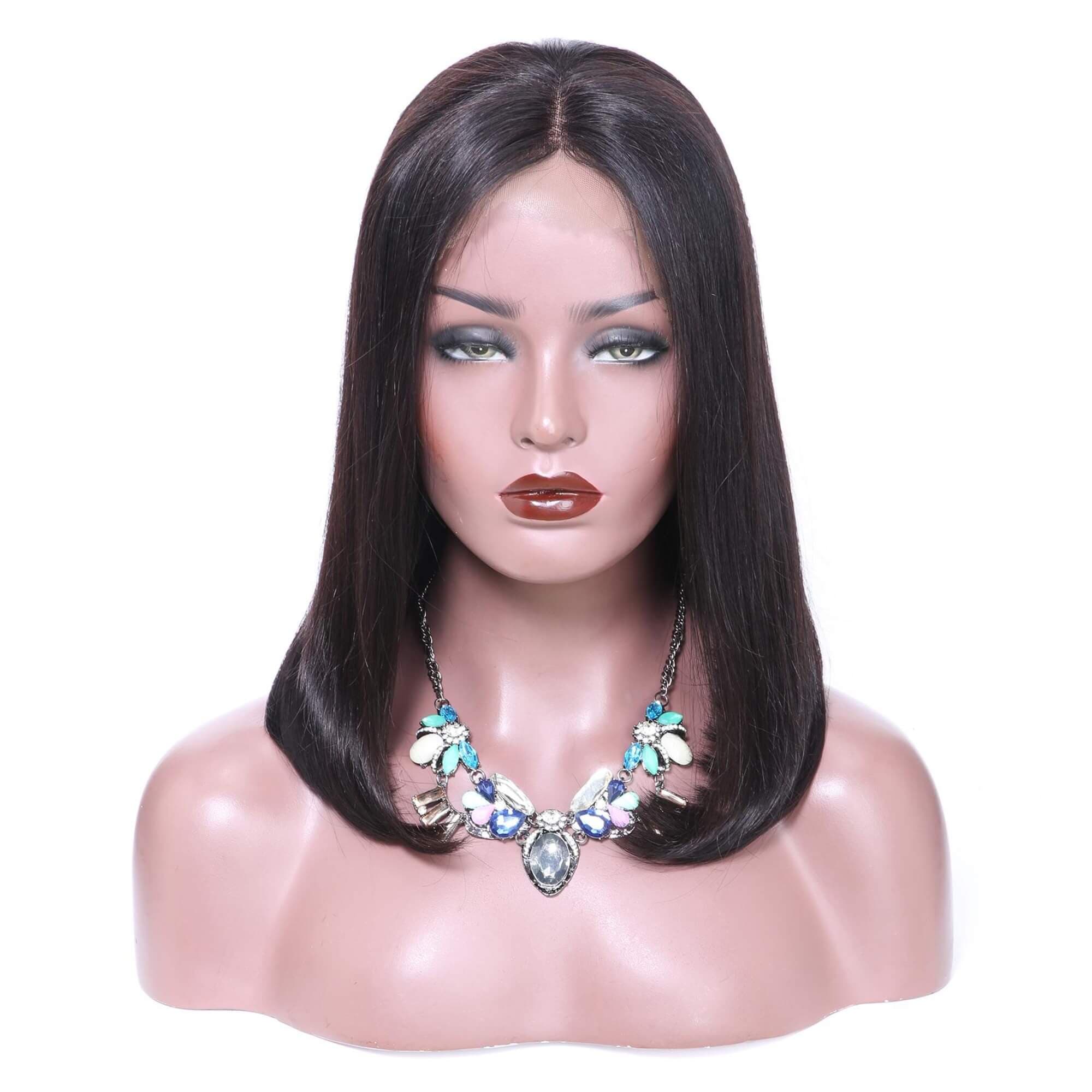 Reference image for Blunt Centre-Part Bob Wig; exact specifications may differ