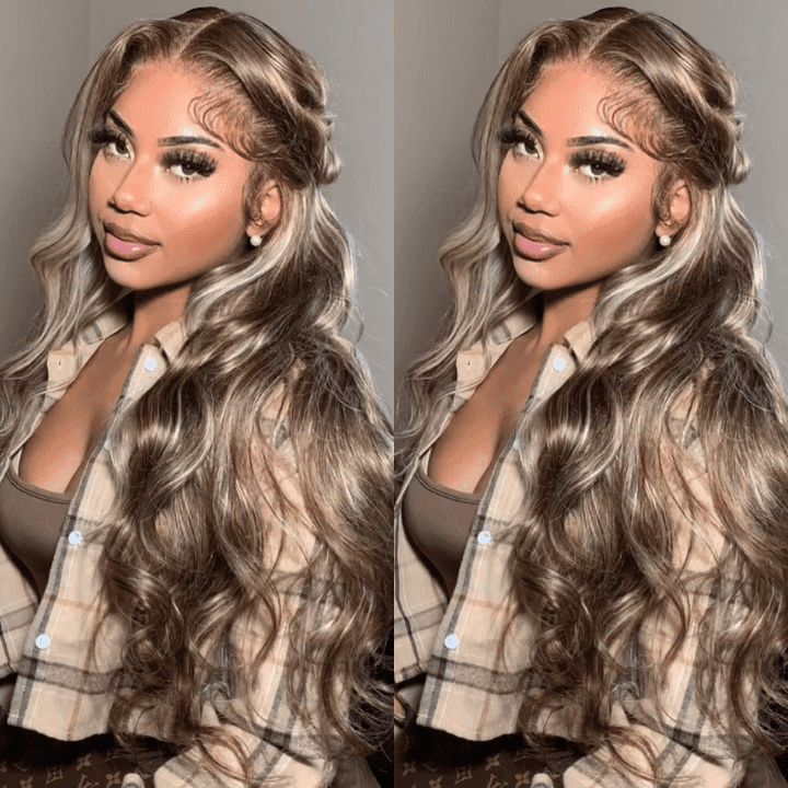 Reference image for Ash Brown Straight Wig; exact specifications may differ