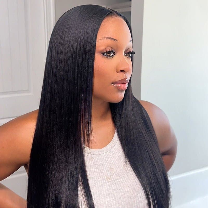 Reference image for Yaki Straight Frontal Wig; exact specifications may differ