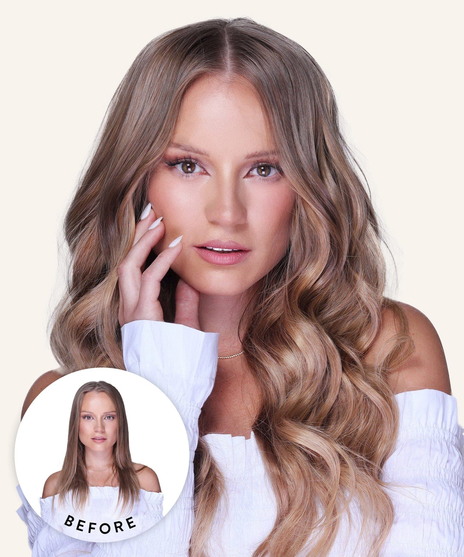 Reference image for Body Wave Clip-In Set; exact specifications may differ